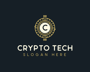 Blockchain - Blockchain Tech Crypto logo design