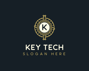 Blockchain Tech Crypto logo design