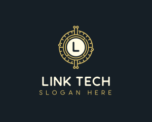 Blockchain Tech Crypto logo design