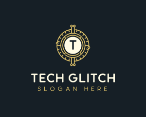 Blockchain Tech Crypto logo design