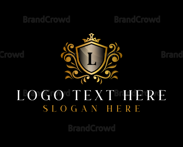 Shield Luxe Crown Logo