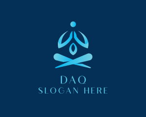 Wellness Meditate Yoga Logo