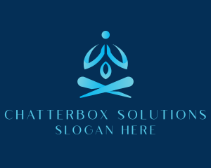 Wellness Meditate Yoga logo design