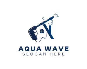 Pressure Washer House logo design