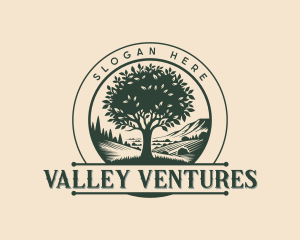 Valley - Tree Valley Farm logo design