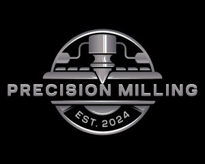 Milling - Industrial Laser CNC logo design
