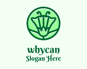 Green Flower Circle Logo
