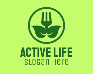 Organic Farm - Vegetarian Salad Bar logo design