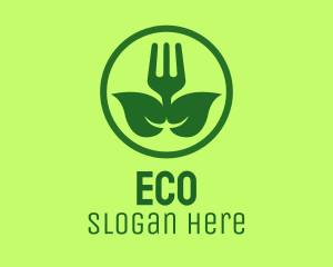 Organic Produce - Vegetarian Salad Bar logo design