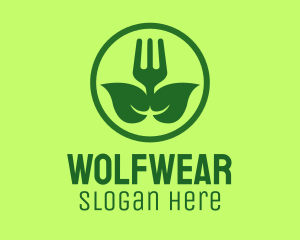 Vegan - Vegetarian Salad Bar logo design