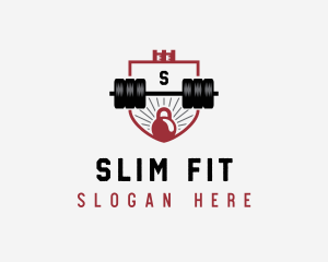 Barbell Kettleball Gym logo design