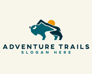 Valley Mountain Bison logo design