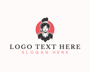 Lady - Beauty Pinup Woman logo design