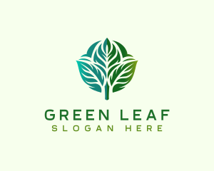 Leaf Nature Vegetation logo design