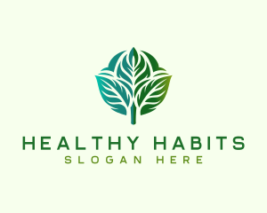 Leaf Nature Vegetation logo design