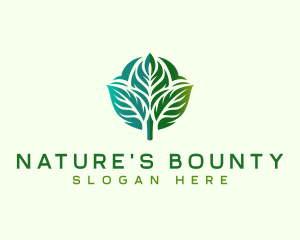 Leaf Nature Vegetation logo design