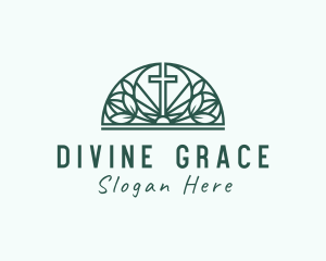 Holy Crucifix Shrine logo design