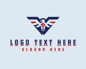 Airline - American Eagle Patriot logo design