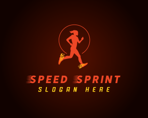 Runner - Runner Fire Shoes logo design