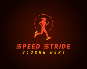 Runner - Runner Fire Shoes logo design