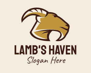 Lamb - Angry Goat Varsity Team logo design