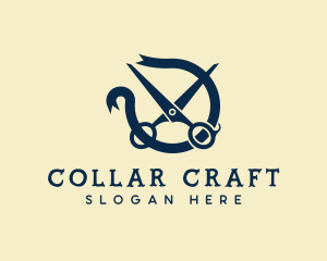 Ribbon Sewing Cutter logo design