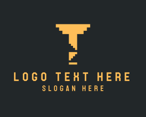 Generic Geometric Letter T  Logo