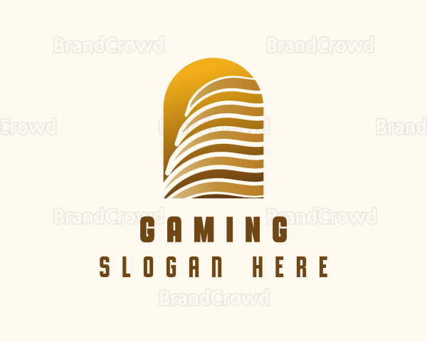 Elegant Skyscraper Building Logo