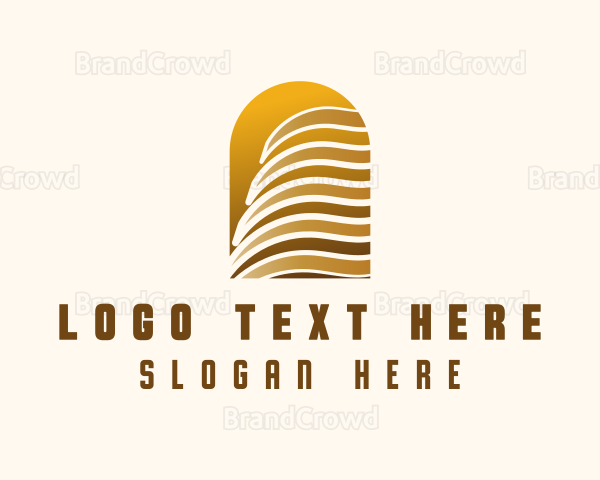 Elegant Skyscraper Building Logo