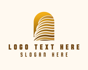 Skyscraper - Elegant Skyscraper Building logo design