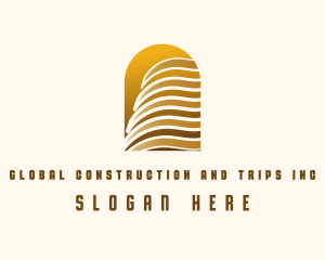 Elegant Skyscraper Building Logo