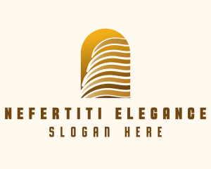 Elegant Skyscraper Building logo design