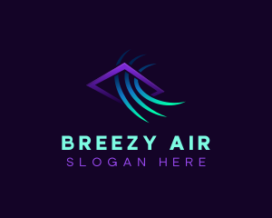 HVAC Air Ventilation logo design