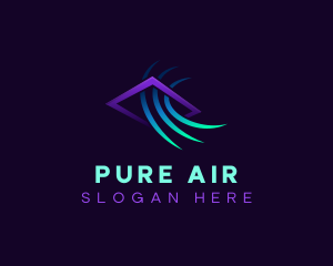 HVAC Air Ventilation logo design