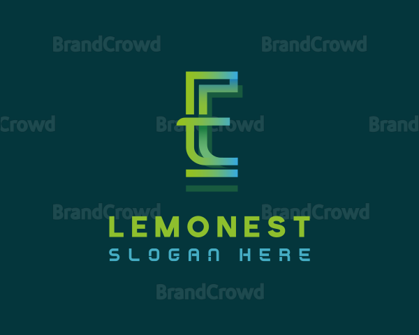 Digital App Letter E Logo