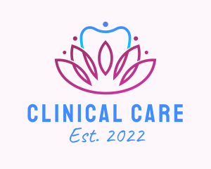 Flower Dental Clinic  logo design