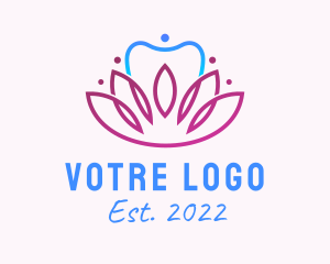 Oral Care - Flower Dental Clinic logo design