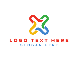 Search Engine - Computer Software Letter X logo design