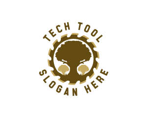 Tool - Saw Woodworking Tool logo design
