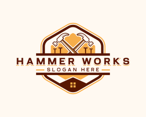 Hammer - Hammer Nail Handyman logo design