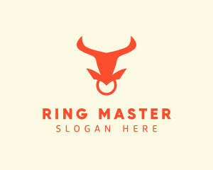Ring - Bull Nose Ring logo design