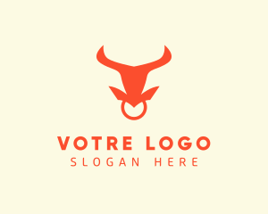  Bull Nose Ring  logo design