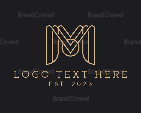 Premium Luxury Company Letter M Logo