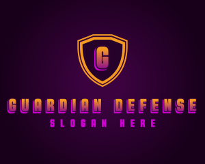 Gaming Shield Defense logo design