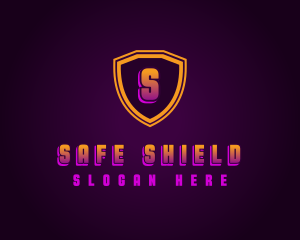 Gaming Shield Defense logo design