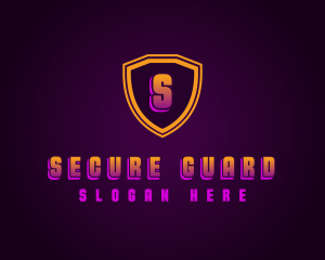 Gaming Shield Defense logo design