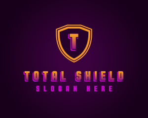 Gaming Shield Defense logo design