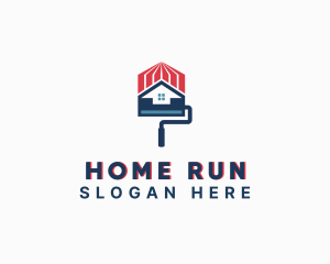 Home Paint Renovation logo design