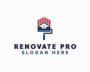 Home Paint Renovation logo design