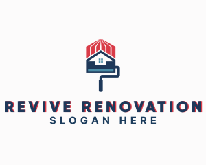 Renovation - House Paint Renovation logo design